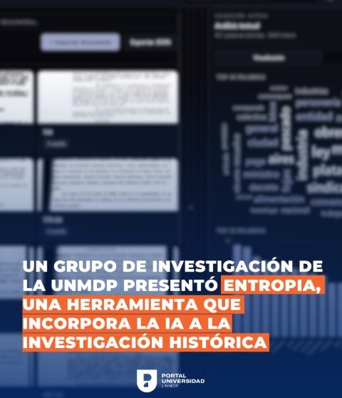 Publicación de Portal Universidad sobre EntropIA